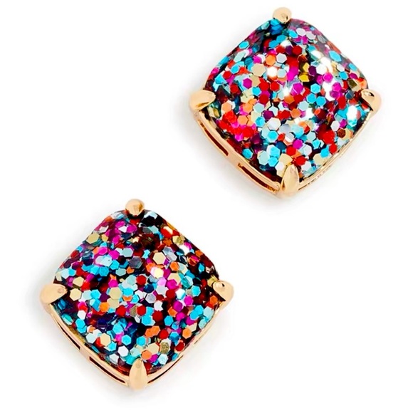 New kate spade new york Square Glitter Stud Earrings - Picture 11 of 14